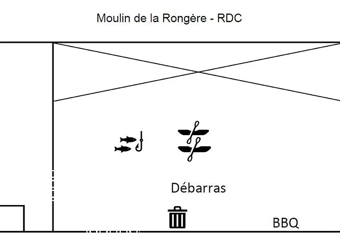 度假居 Moulin De La Rongere Saint-Sulpice (Pays de la Loire)